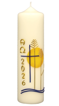 Ostertischkerze 220/60 mm, Dek. 3349